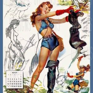 Vintage Pinup Nude Girl Fishing Art Metal Sign Reclaimed Wood Frame Etsy