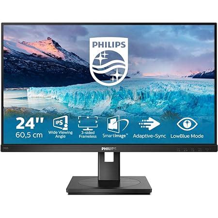 Philips 242S1AE - 24 Zoll FHD Monitor, höhenverstellbar schwarz: Amazon ...