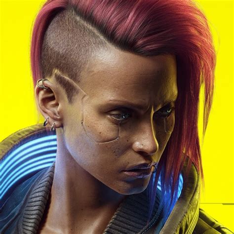 Female V Cyberpunk Icon Bigger And High Quality And No