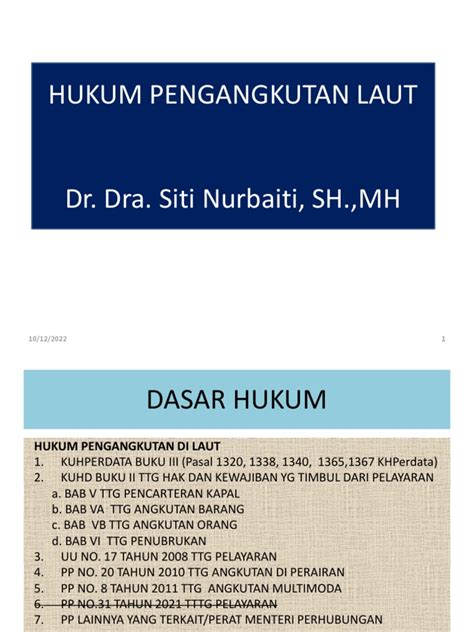 Hukum Pengangkutan Laut Pdf