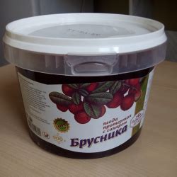 Отзыв о Брусника ягода протертая с сахаром "САВА" | вкусно как домашний ...
