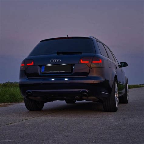 Rear Lights Litec Led Audi A4 Avant B7 04 08 Redsmoked Ra16lars