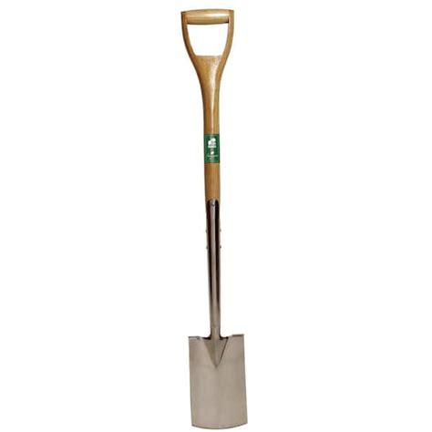 English Garden 39 In D Handle Stainless Steel Border Spade R494 The
