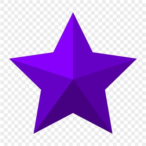 HD Purple Star Shape Transparent Background Citypng