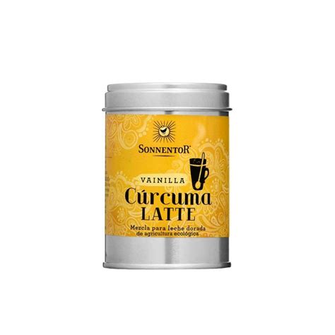 curcuma latte vainilla lata de sonnentor
