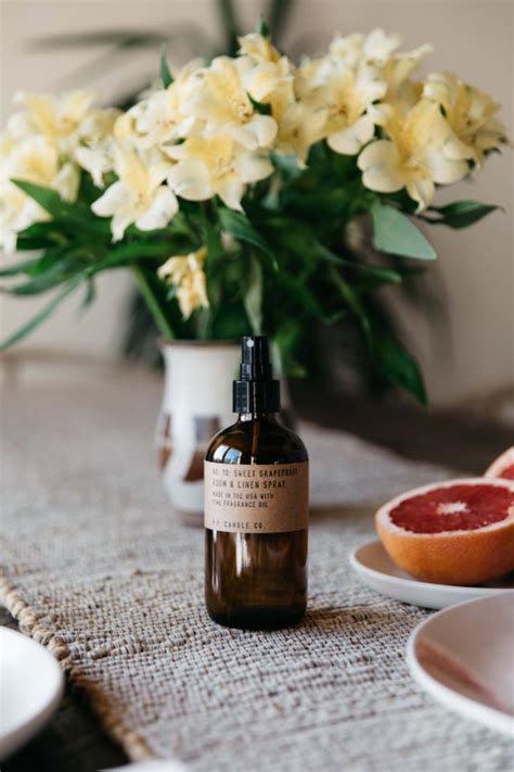 Pf Candle Co Sweet Grapfruit Linen And Room Spray 229 Ml