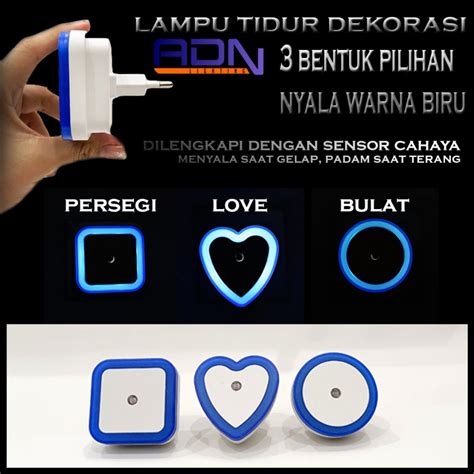 Jual Lampu Led Tidur Sensor Cahaya Lampu Lorong Kamar Dekorasi Sleep