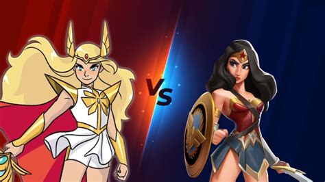 MUGEN Fight She Ra Vs Wonder Woman YouTube