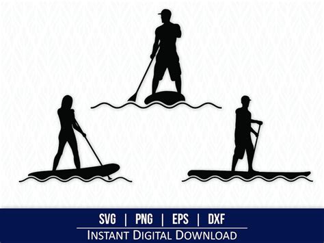 Paddle Board SVG Etsy