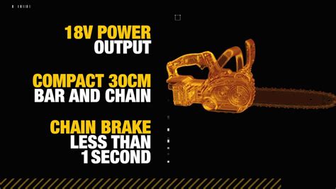 DEWALT DCM565 18V акумулаторен безчетков верижен трион - YouTube