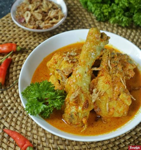 ayam kare jawa bumbu sedap  mudah dibuat resep resepkoki