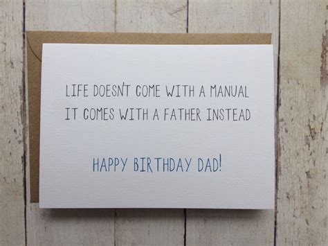 Birthday Card From Daughter To Father - Card Design Template