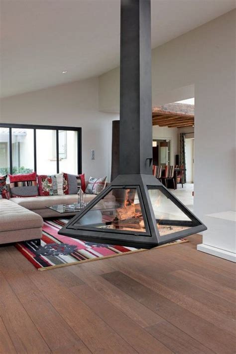 Современные камины на дровах: 40 прекрасных дизайнерских решений | Живу ...