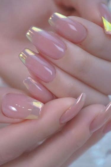 Nude Nail Ideas For Your Next Manicure Blush Pearls Gel Nails Simple Nails Stylish Nails