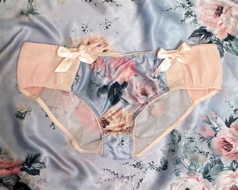 Sugar Lace Lingerie Powder Blue Floral Panties These Pretty Panties