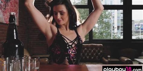 Acrobatic All Natural Brunette Babe Alexandra Belle Stripping In The Woods Tnaflix