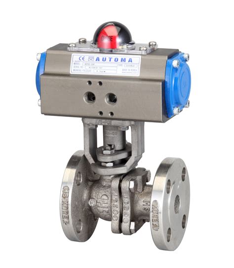 Flange Ball Valve Double Acting Valve Size 15A 300A Actuator Mod