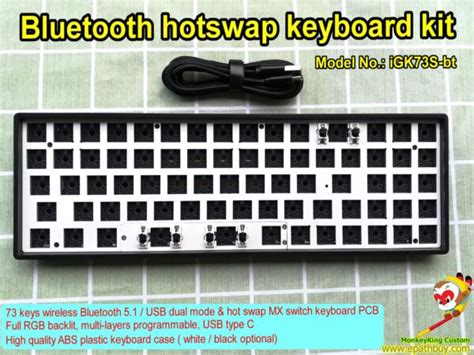 Hot Swap Keyboard Kit Custom Keys Hot Swappable Mx Switch Keyboard Kit Rgb