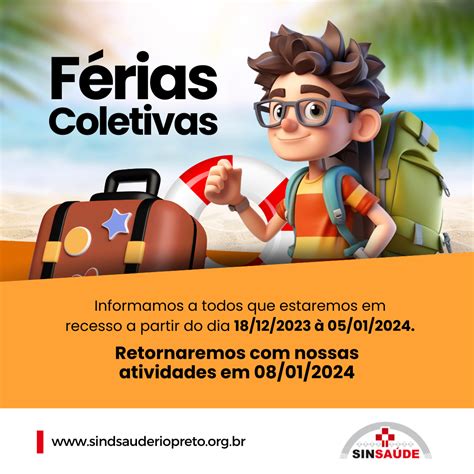 COMUNICADO DE FÉRIAS COLETIVAS Sinsaúde Rio Preto