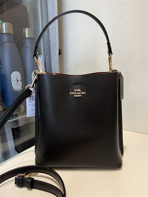Coach Mollie Bucket In Black Exclusively Usa