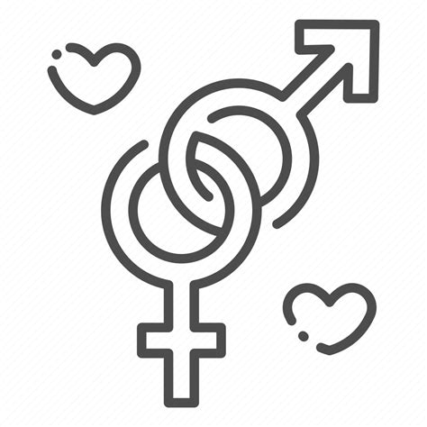 Couple Female Gender Heterosexual Male Symbols Wedding Icon Download On Iconfinder