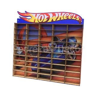 Estante Porta Hot Wheels Para Carrinhos Mdf Adesivado Porta Carrinho Mdf Adesivado Shopee