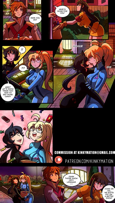 Comic Commission Halloween By Kinkymation Hentai Foundry