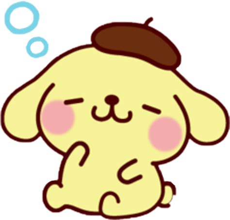 Pompompurin Yellow Character Kawaii Plush Png
