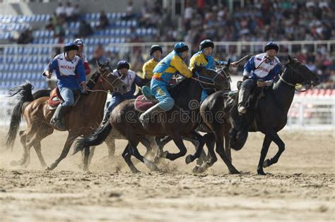 Kok-boru Game at the World Nomad Games 2018 Hosted in Kyrgyzstan