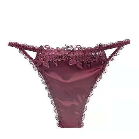 Women S Bikini Panties Sexy Lace Underwear For Women Stretch Hipster String See Through Low Rise