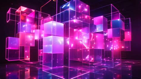 Assorted Color Cubes Filling A Room A Vibrant Display Of Diverse