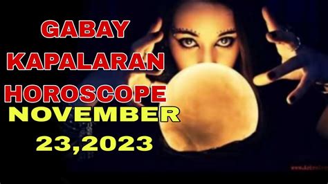 Gabay Kapalaran Horoscope November Kalusugan Pag Ibig At