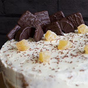 Semi Naked Ginger Birthday Cake With Lemon Curd Icing