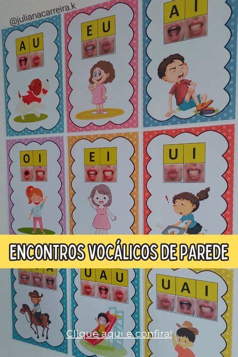10 Palavras Com Encontro Vocalico - Encontros Vocalicos Para Imprimir