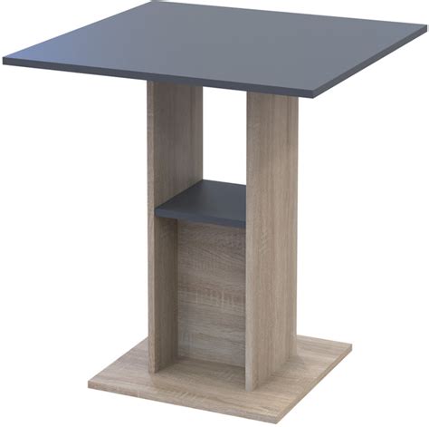 Столовый стол Doros Коуд 70х70х74 см Дуб сонома/Графит (41510132 ...