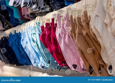 Ladies Panties, Women`s Lingerie at a Shopping Mall Stock Photo - Image ...