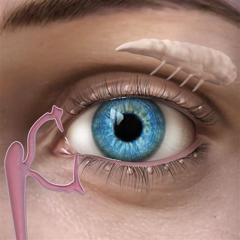 Lacrimal Gland Medical Illustration Behance