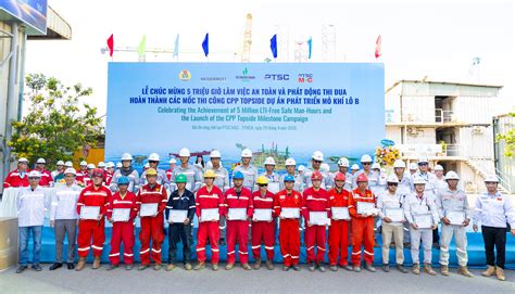 vietnam block  gas project epci reaches  million safe man hours