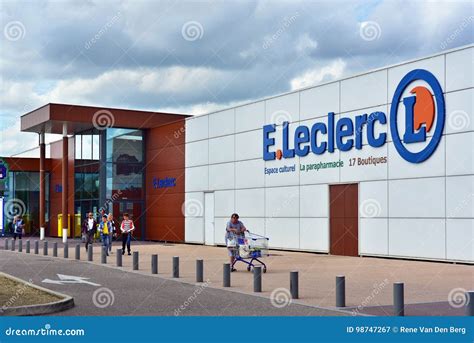 E Leclerc Supermarket Editorial Photography Image Of Editorial