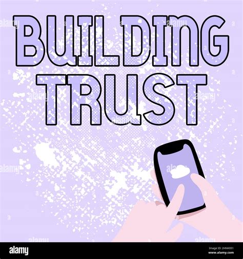 Text Caption Presenting Building Trust Business Approach Activity Of