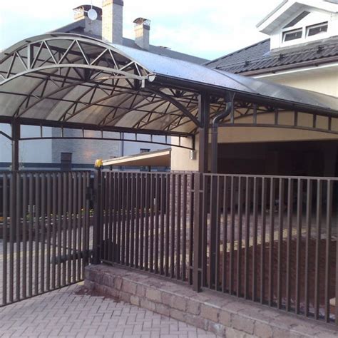 Заборы навесы (44 фото) - фото - картинки и рисунки: скачать бесплатно