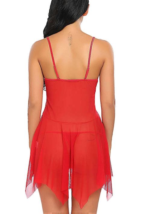 Women V Neck Floral Lace Lingerie Set Open Front Sexy Microtransparent Fruugo Uk