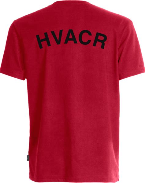 Red Unisex Crewneck T Shirt Ua 787