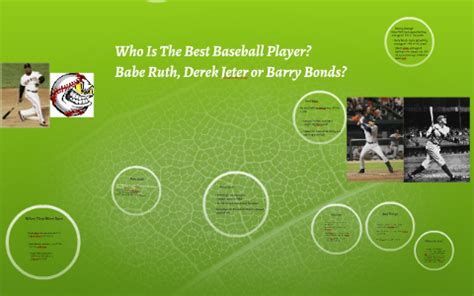 Who Is The Best Baseball Player Babe Ruth Derek Jeter Or Barry Bonds