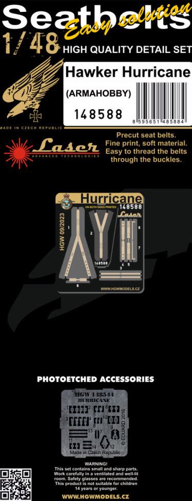 Hawker Hurricane Mk Iic Seatbelts Designed To Be Used With Arma