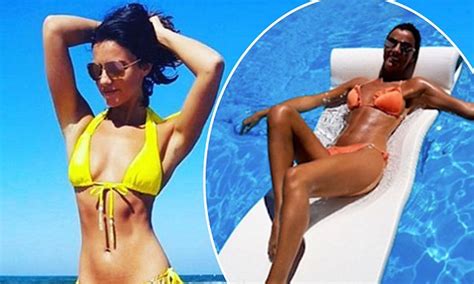 Lucy Mecklenburgh Flaunts Her Fantastic Figure In Bikini Daily Mail Online