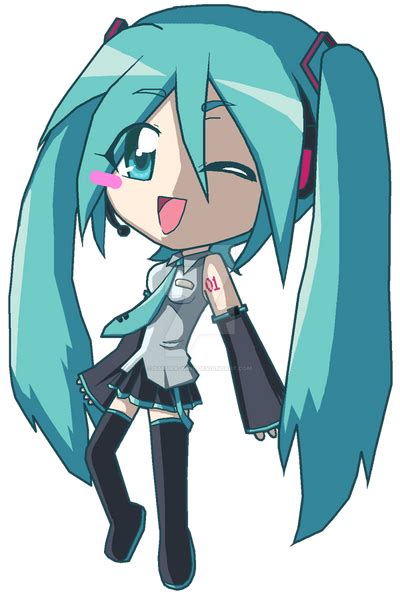 Hatsune Miku Chibi By Sakura Wind On Deviantart