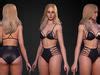 D Model Nude Bikini Girl Ashley Rigged Animated For Blender Unreal Vr Ar Low Poly Cgtrader