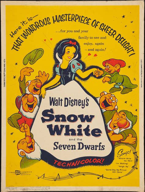 Filmic Light Snow White Archive 1958 Us 30x40 Snow White Poster
