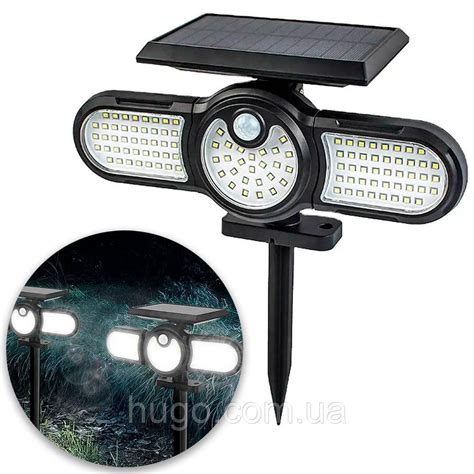 Уличный фонарь с солнечной панелью SH-1206A, 112 LED / Садовый ...